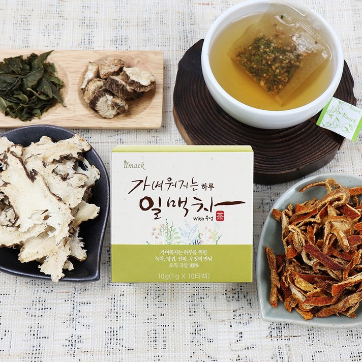 일맥 일맥차 60티백 당귀차 우엉차 진피차 귤피차 전통차, 1g, 10티백입 X 6박스