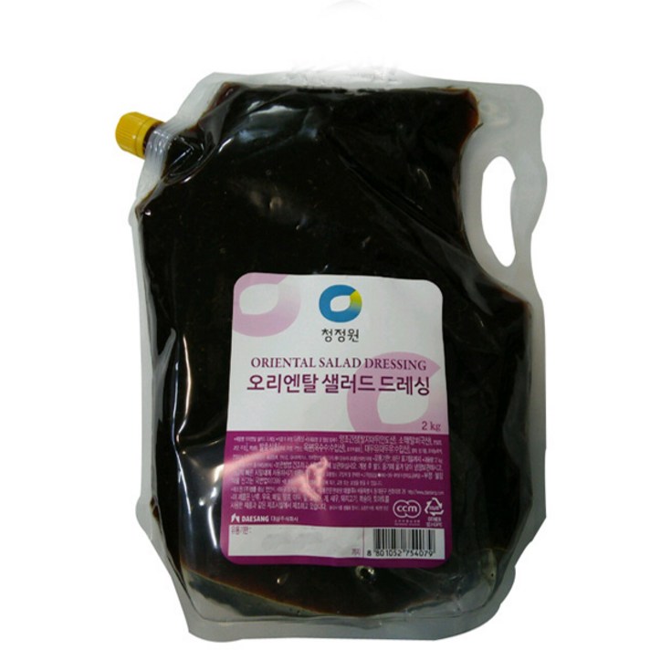 청정원 오리엔탈 샐러드 드레싱, 1개, 2kg
