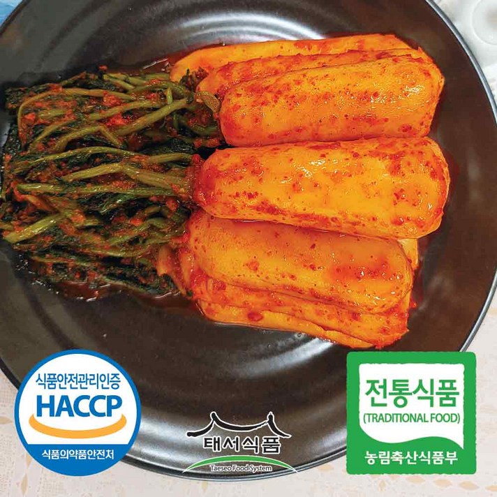 태서식품 태백고원 총각 김치, 3kg, 1개