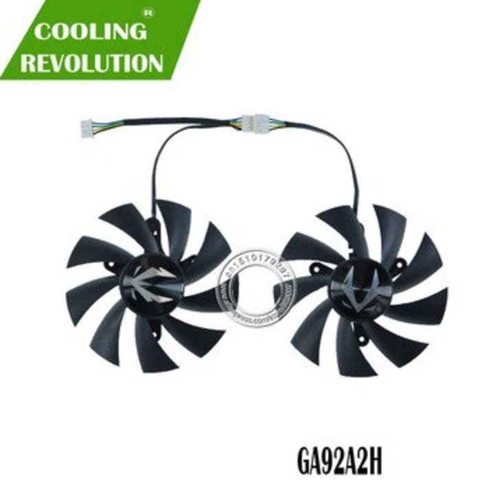 [해외] 87MM GA92A2H DC12V 0.35A 4PIN 그래픽 팬 ZOTAC GEFORCE RTX 2070 슈퍼 미니 8GB ZTT20710E10M, 상세내용표시