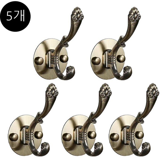  유럽식 풍격 스테인리스강 벽옷걸이 후크, 보여진 바와 같이 