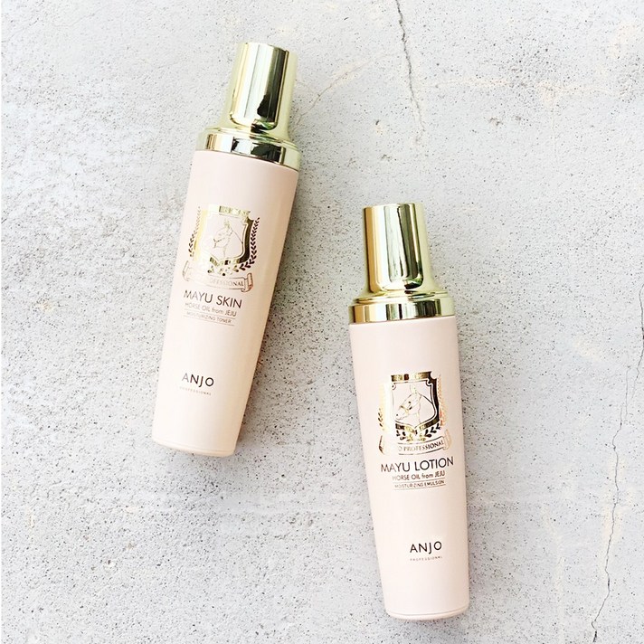  제주 마유화장품 앙쥬 마유 스킨 로션 2종 각 150ml, 1세트 