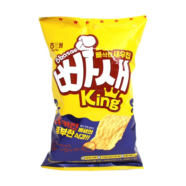 해태 빠새 60g 간식, 단품