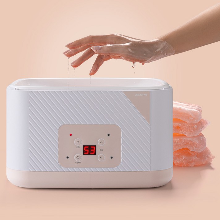 [평생 무료 A/S] 제스파 파라핀 치료기 아님 리클 파라핀베스 가정용 의료기기 인증 파라핀 왁스 손발 보온 커버 + 보온비닐 증정 [포토후기 이벤트], ZPM305/핑크