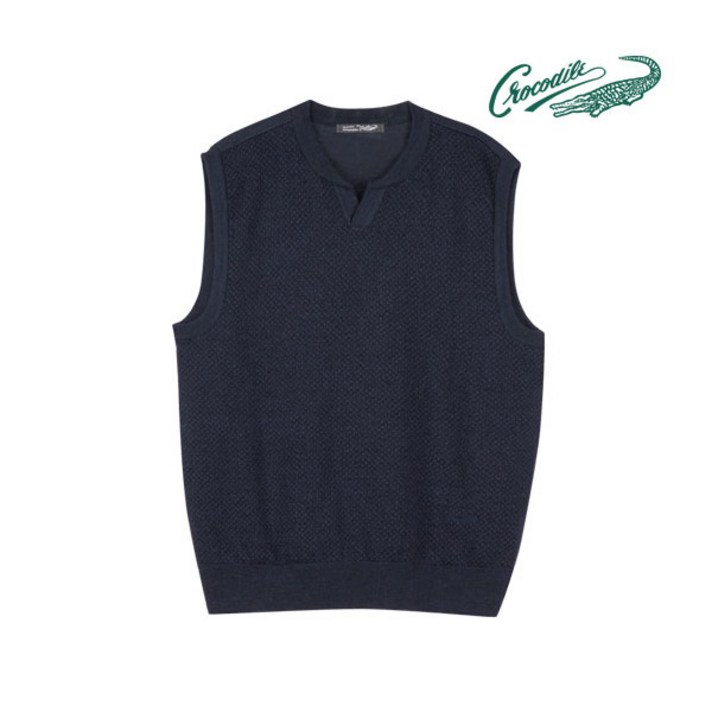 크로커다일 헨리넥 다이아 니트조끼 CDAA5KV3303