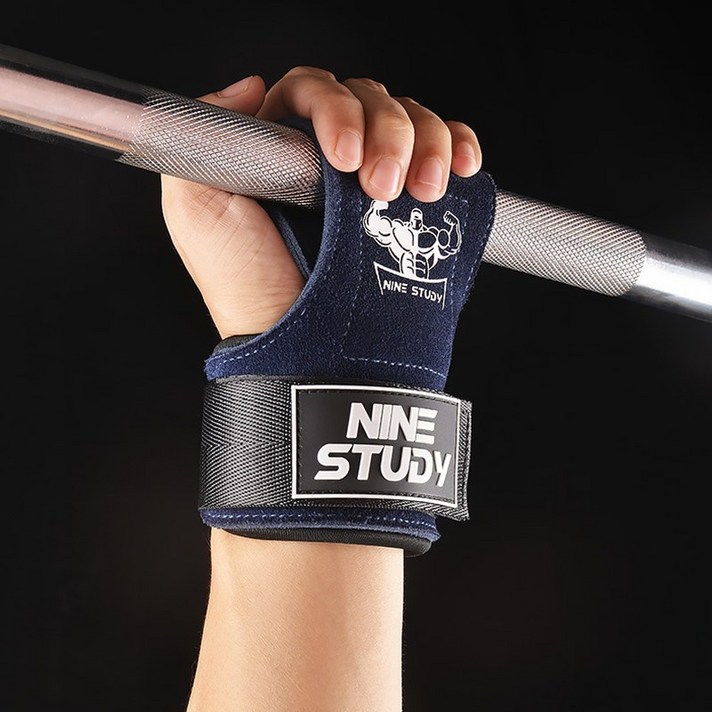 헬스손목보호대 헬스장갑 6524, 푸른 색