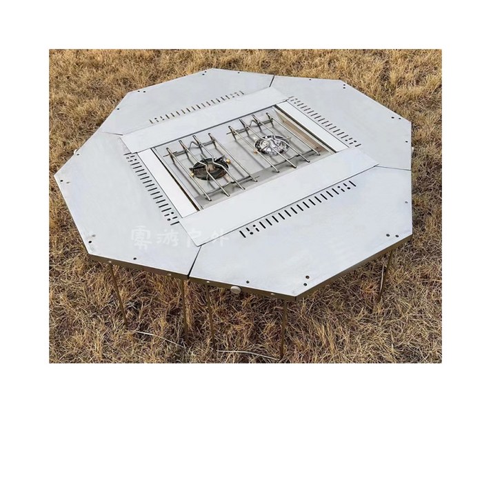 스노우피크 지카로 화로테이블 프레임 2유닛 1유닛 ST050 팔각형 테이블