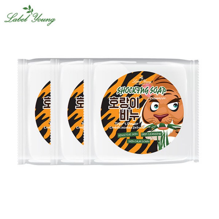 라벨영 호랑이비누, 100g, 3개