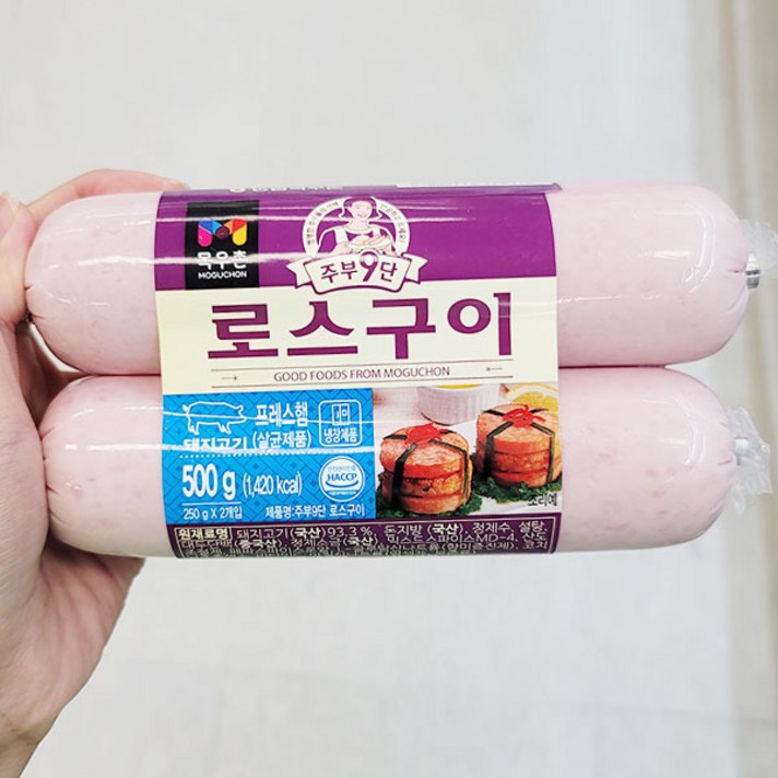 [목우촌] 주부9단 로스구이 500g(250gX2개입), 아이스보냉백포장