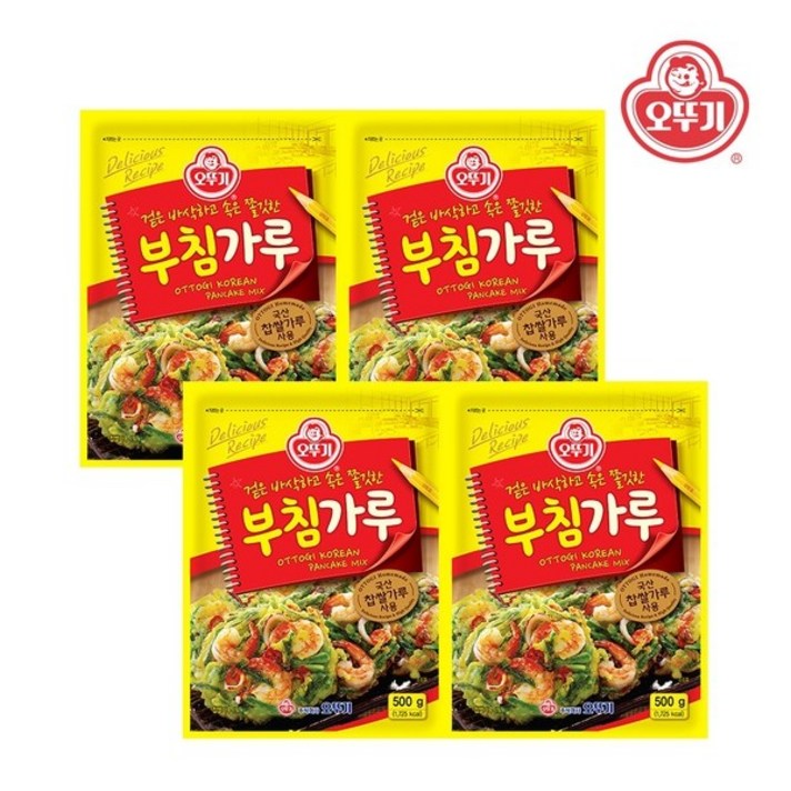 오뚜기 부침가루, 500g, 4개