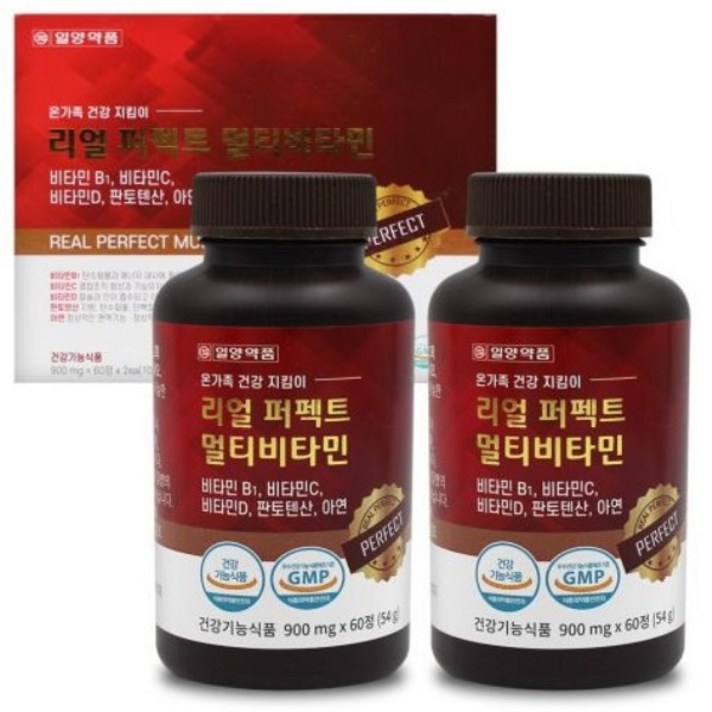 일양약품 리얼 퍼펙트 멀티비타민900mg 120정 4개월분, 1개, 120