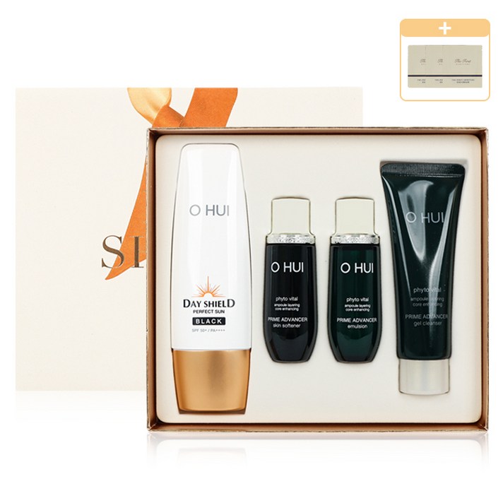 오휘 데이쉴드 퍼펙트 선 블랙/레드/기획세트/대용량, 퍼펙트 선 블랙 50ml_기획세트