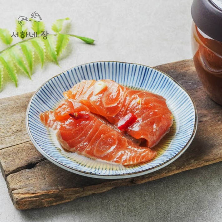 [서하네 장] 프리미엄 간장 연어장 500g, 간장 연어장 1kg