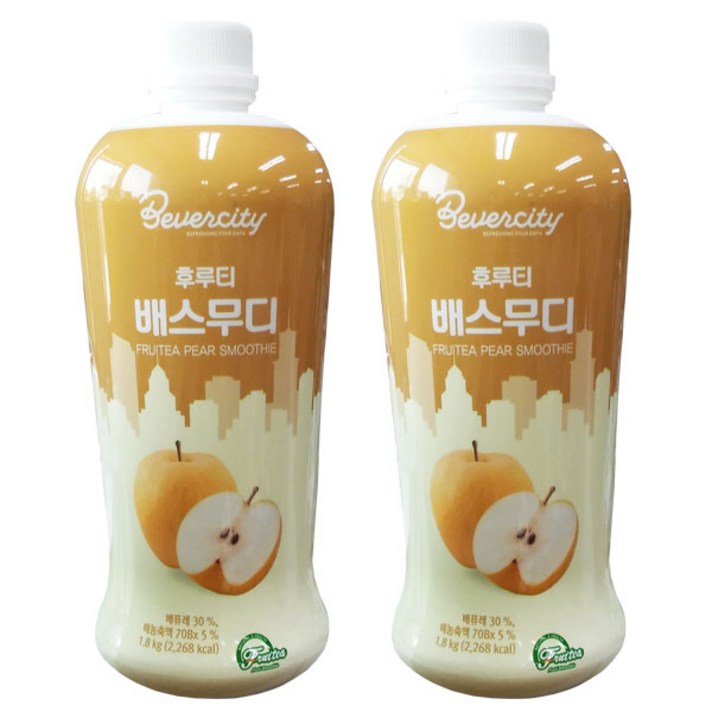 베버시티 후루티 배 스무디 1.8kg 2개세트
