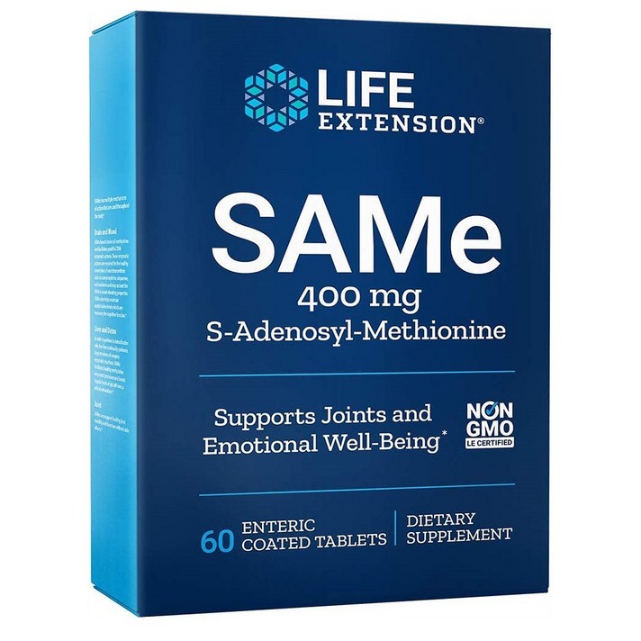 라이프익스텐션 SAMe 400mg 60정 / Life Extension Same S-Adenosyl-Methionine