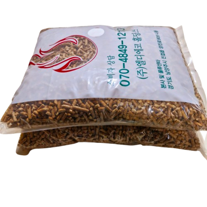 11 우드펠릿 펠렛 pellet 캠핑 고양이모래 연료 5kg 2개