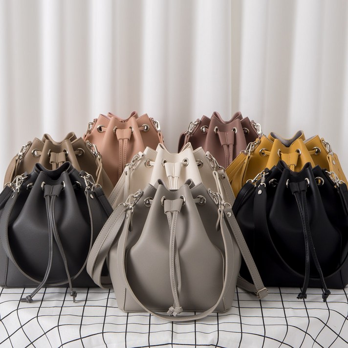 엔도르시 여성용 데일리 복조리 버킷백 EBA001