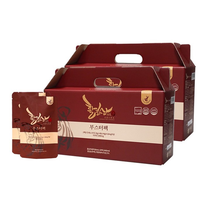 양지홍삼 활화삼 부스터팩, 80ml, 30개