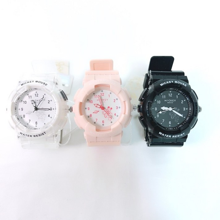 디즈니 어린이 아동 초등학생 캐릭터 야광 손목시계