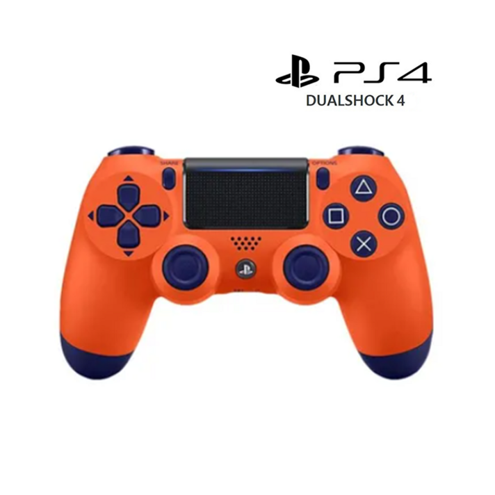 소니 새로운 정품 PS4 DualShock 4 V2 무선 컨트롤러 4.0 22가지 컬러 선택, 오렌지 컬러, 1