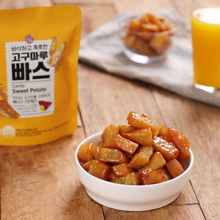[고구마루] 빠삭함 촉촉함 이게 빠스(맛탕) 80g x 3봉