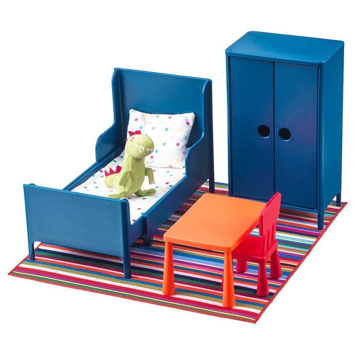 IKEA 이케아 HUSET 후세트 인형가구 침실가구 70292260 인형놀이 미니어처