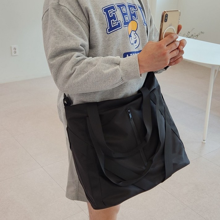  퓨어데일리 심플 무지 학생 크로스백 여성 남성 남자 메신저백 