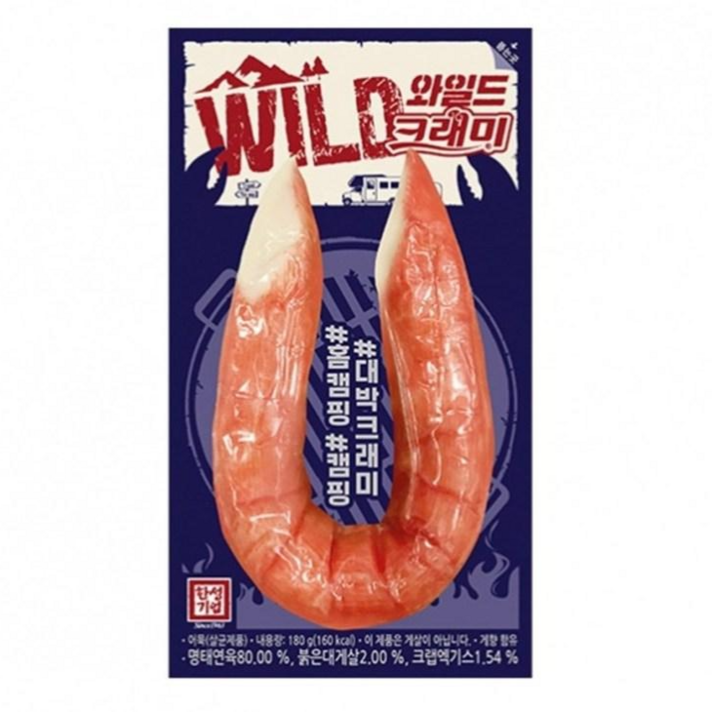 [다만세푸드] 한성 와일드 크래미 180g x 5 (5팩) / 맛살 크랩