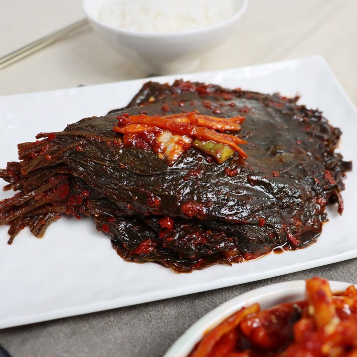 [모든반찬] 깻잎무침(국내가공) 2kg