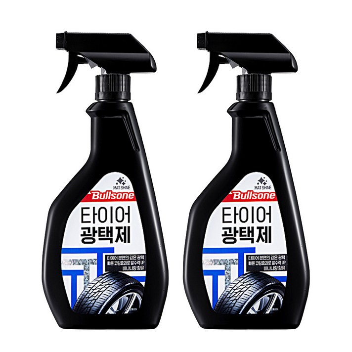 불스원 타이어광택제(수성)600ml, 2개, 600ml