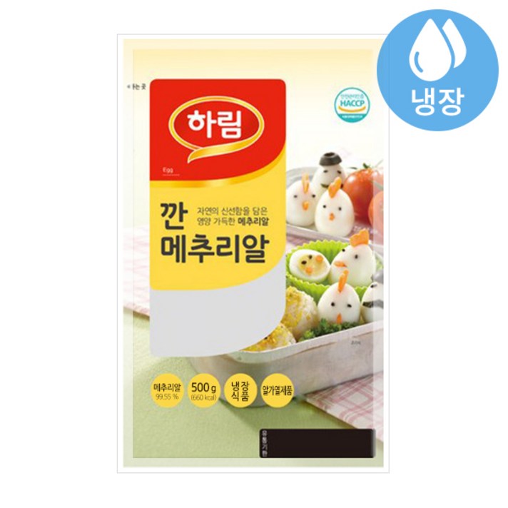 하림 깐메추리알(냉장), 1개, 500g