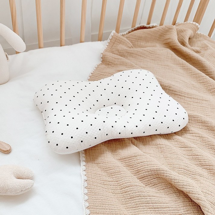  마롤로뜨 유아용 코지도트 짱구베개, 아이보리, 1개 