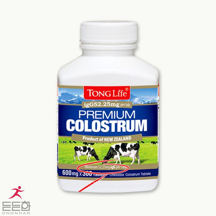 든든한 통라이프 뉴질랜드산 프리미엄초유 300정 igG, 2병, 1000mg x 300캡슐