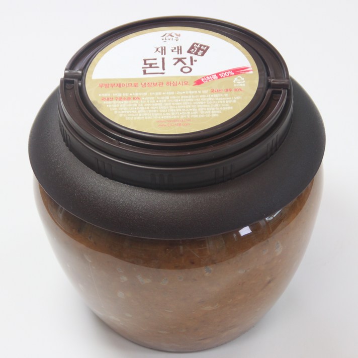 만디골 재래된장, 3개, 500g
