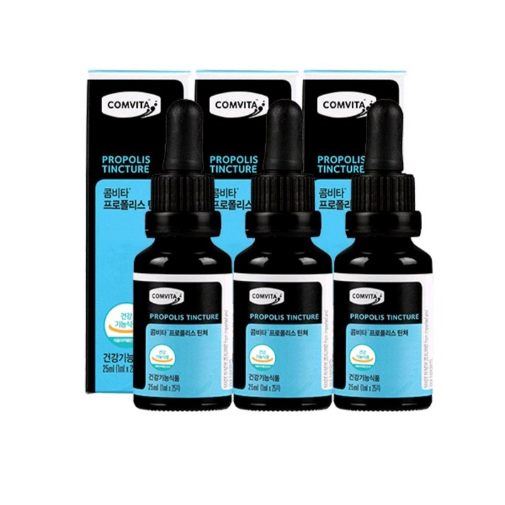  콤비타 프로폴리스액 무알콜 25mlX3묶음 호주직배송, 3개, 25ml 