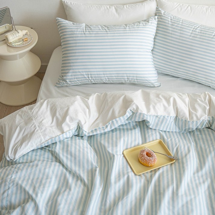 아토앤알로 홀리데이 스트라이프 항균 알러지케어 이불커버 SSS