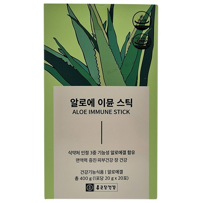 종근당건강 알로에 이뮨 스틱 20gX20포, 단품, 단품