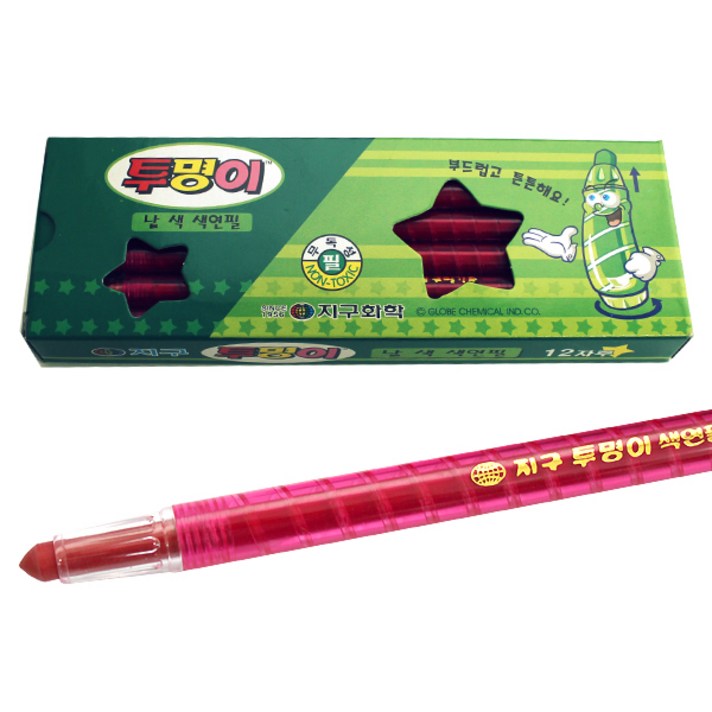 
                                                        지구화학 투명이 색연필, 빨강, 12개입, 1색, 1개
                                                    