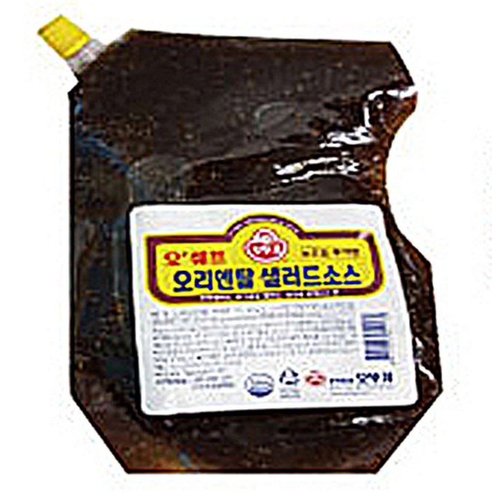 오뚜기 오쉐프 오리엔탈셀러드소스 2kg, 1개