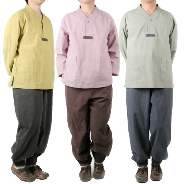 단아한의 남성 생활한복 산들브이세트