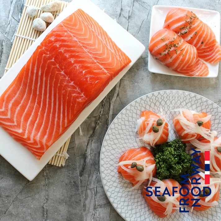 바른씨 노르웨이 생연어회 몸뱃살1kg 숙성연어회 필렛 횟감, 01_생연어 (몸뱃살) 1kg