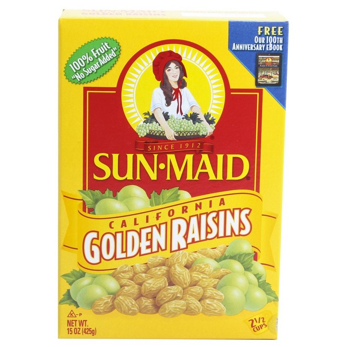 Sunmaid 캘리포니아 골든 레이진, 425g, 1개