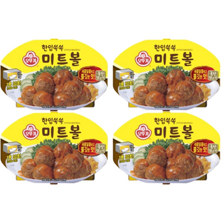 오뚜기 한입쏙쏙 미트볼, 180g, 4개