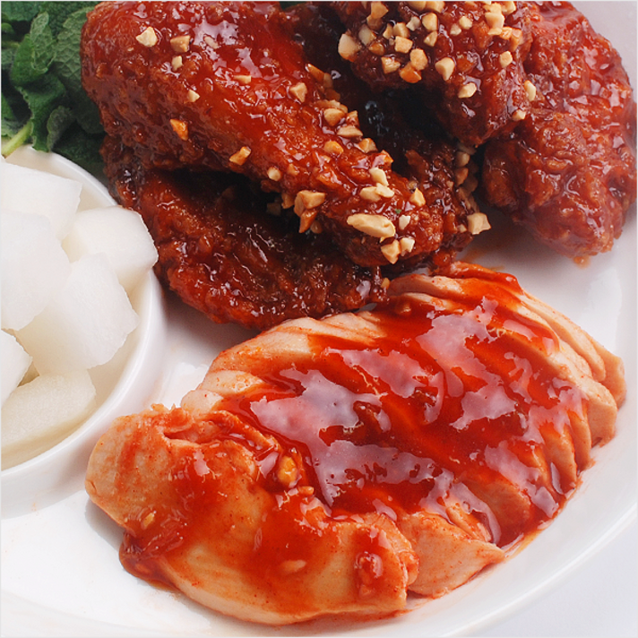 인생닭 소스담은 닭가슴살 양념치킨맛 120g, 30팩