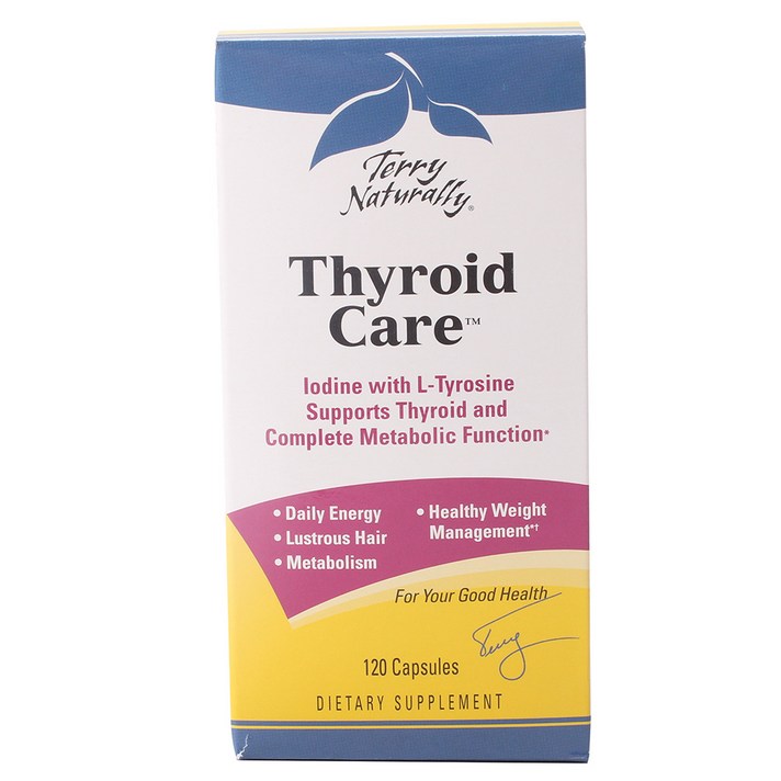 테리네츄럴리 타이로이드 케어 글루텐 프리 무설탕 캡슐, 120개입, 1개