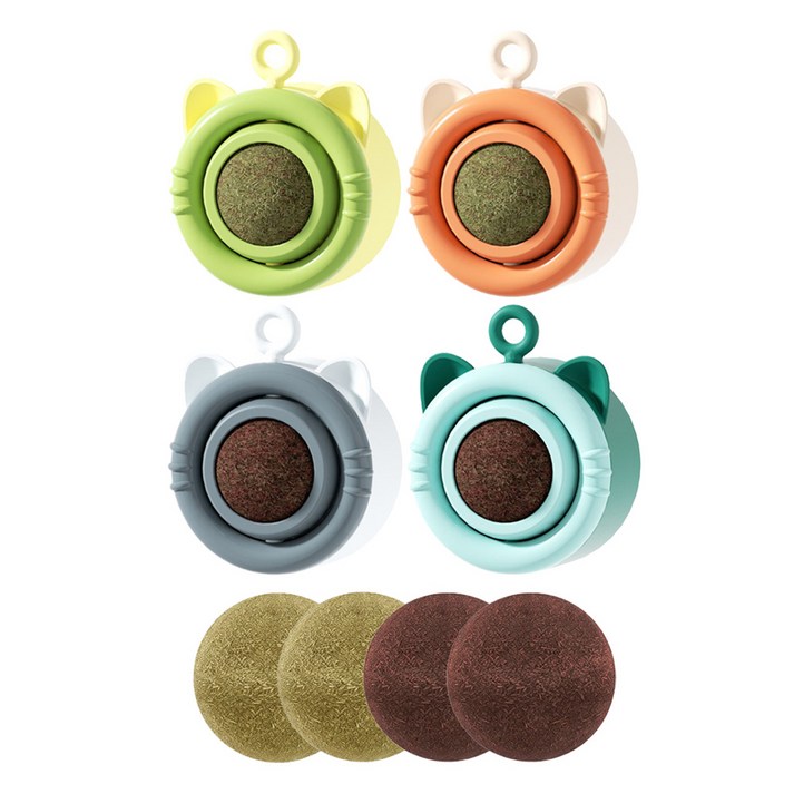 캣츠드림 고양이 파스텔 롤형 캣닢캔디 2종 + 마따캔디 2종 + 캣닢 리필 2p + 마따 리필 2p 세트