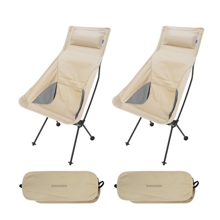 아이두젠 초경량 롱 릴렉스 체어 접이식 캠핑 의자 + 보관가방 세트