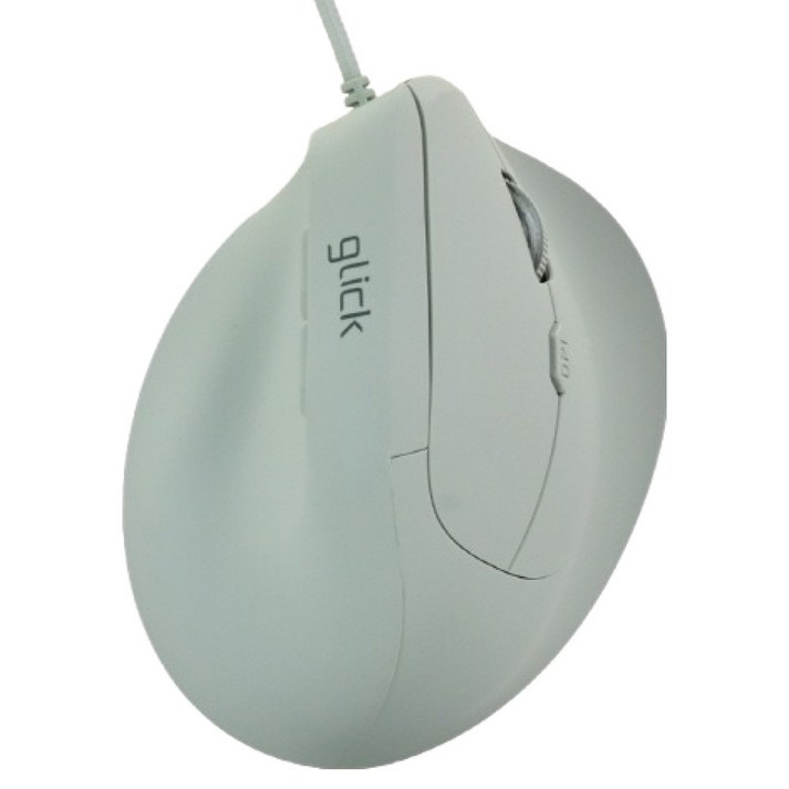 지클릭커 OFFICE PRO 버티컬 인체공학 무소음 유선 마우스