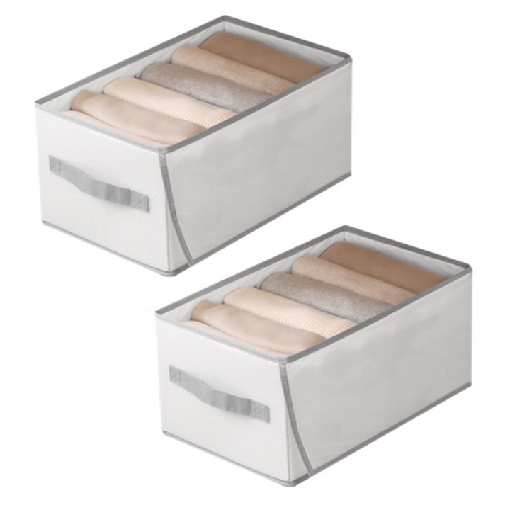 밀폐형 옷장 정리함 수납함 바지 티 셔츠 니트, 2개
