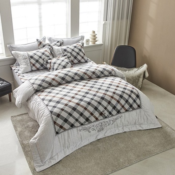 [닥스침구]모달 쇼팽 그레이 이불커버 싱글/퀸